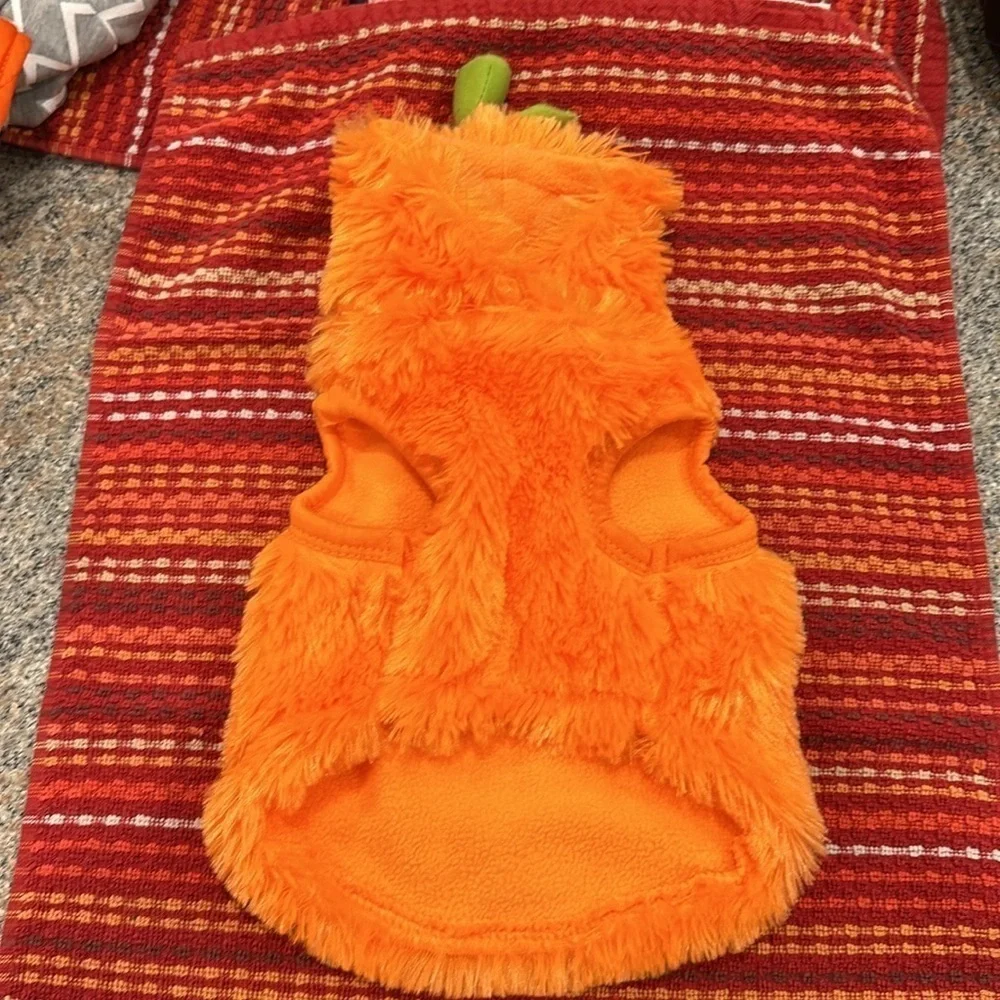 Pup Crew Size XS Pumpkin costume for dogs